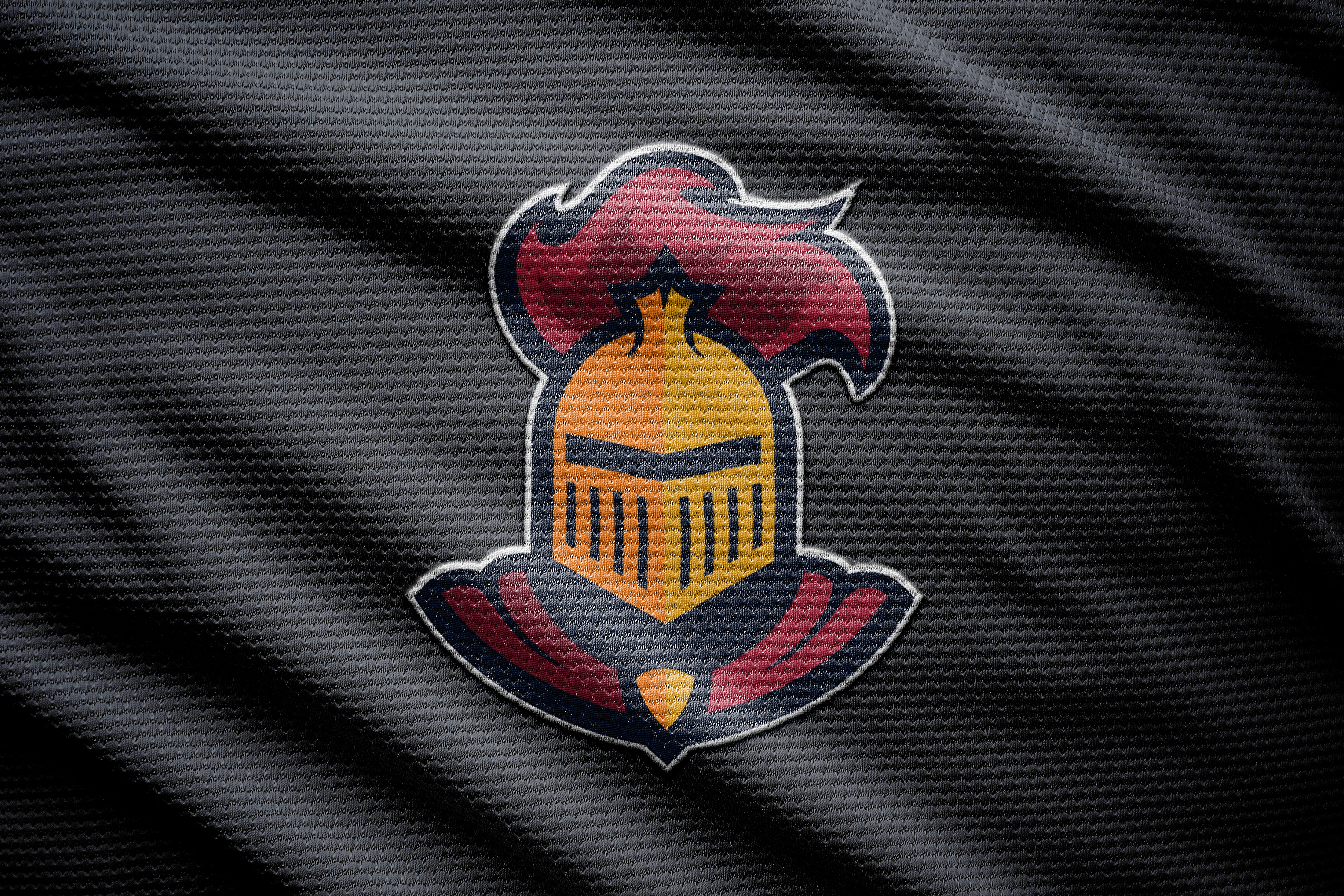 Kingston Junior Knights — logo embroidered on jersey